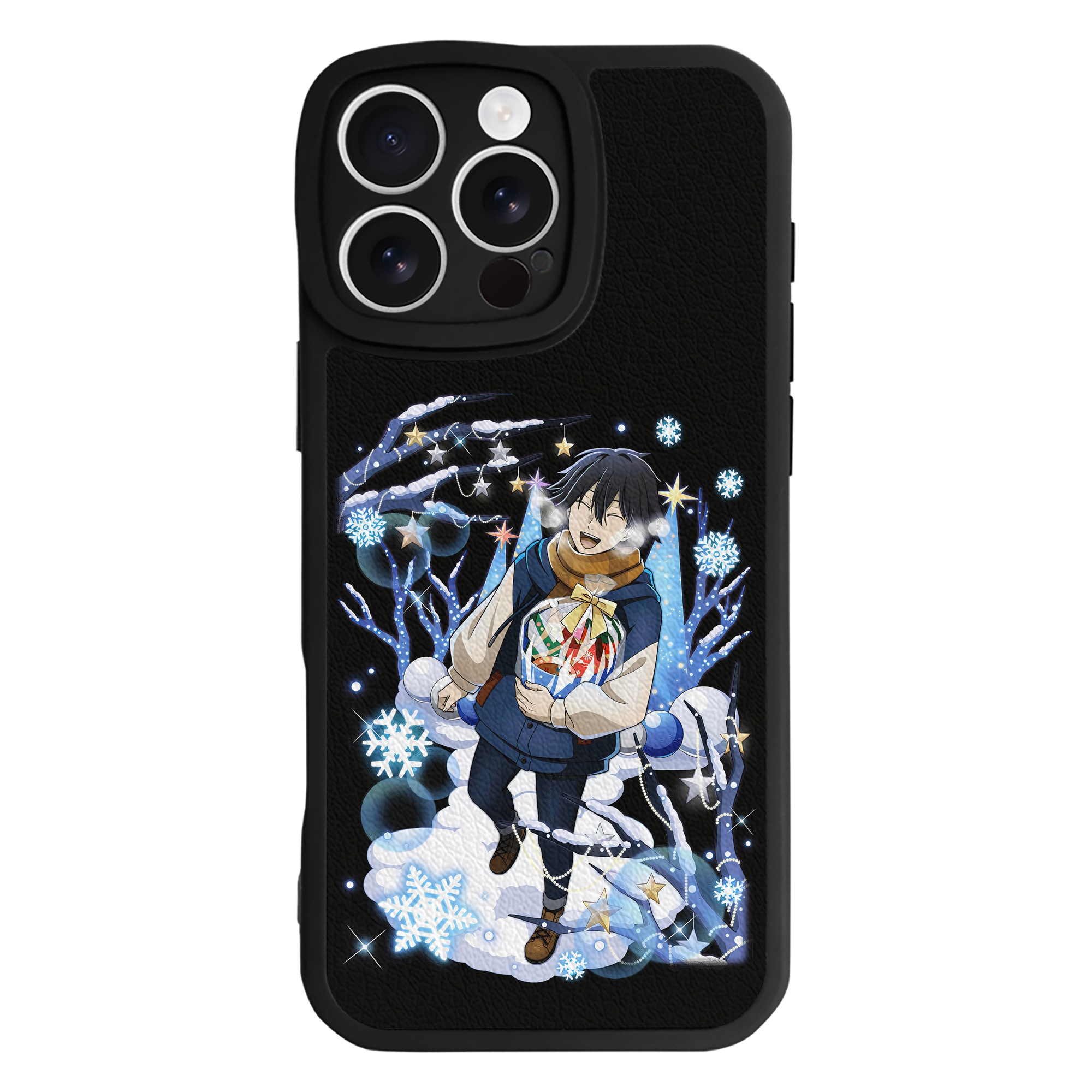 （画像用） 文豪ストレイドッグス Bungo Stray Dogs 【iPhone 16シリーズ対応】シリコンスマホケース（レザー調） 材質：シリコン